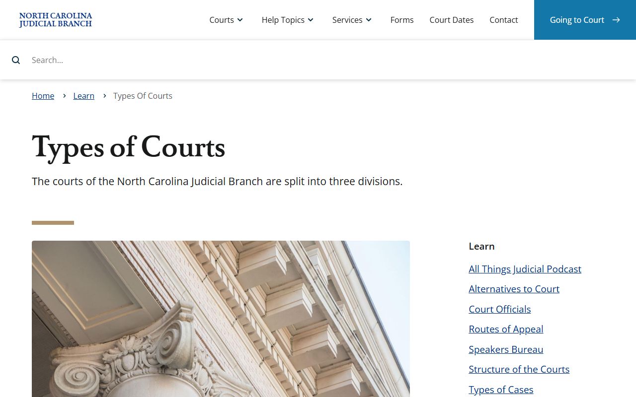 Pasquotank County criminal court records court type guidance